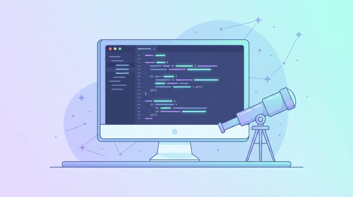 Illustration of software development and automation